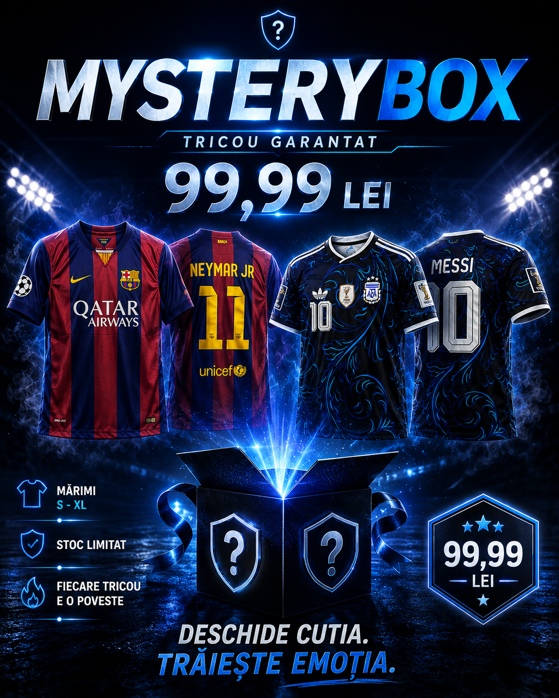 Mystery Box Football – Surpriza Supremă pentru Fanii Fotbalului