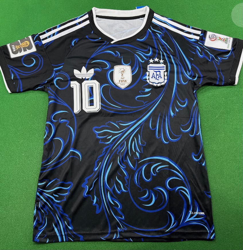 Tricou Argentina Messi #10 - Ediție Specială Black Edition