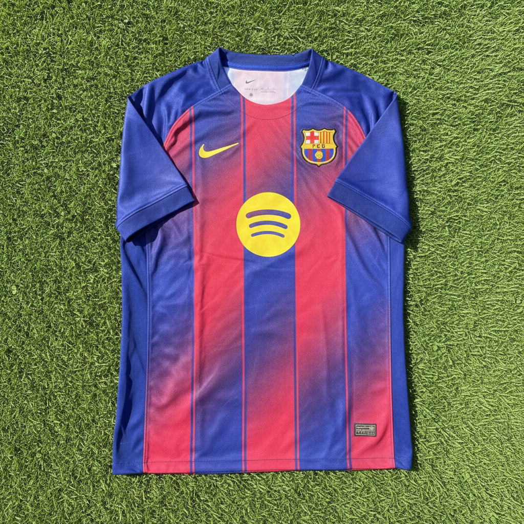 Tricou Barcelona Lamine Yamal #10 – Ediție Home UCL 2025/26
