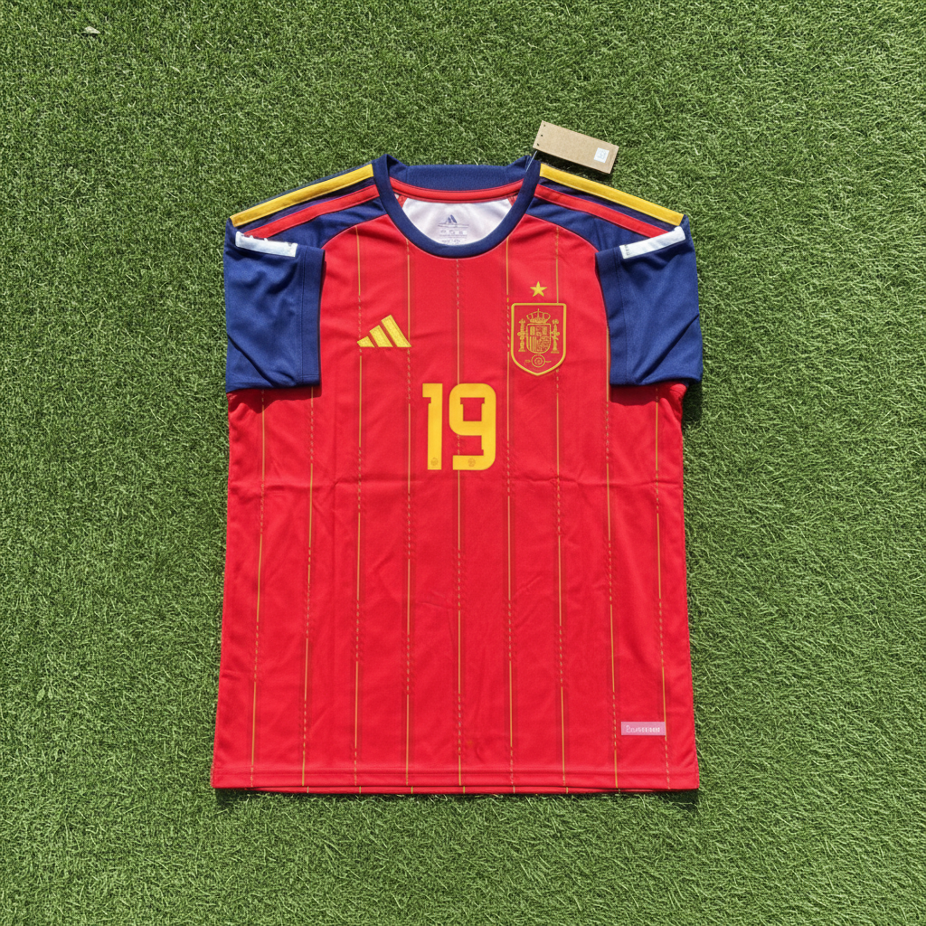 Tricou Spania Lamine Yamal #19 – Ediție Home 2025/26