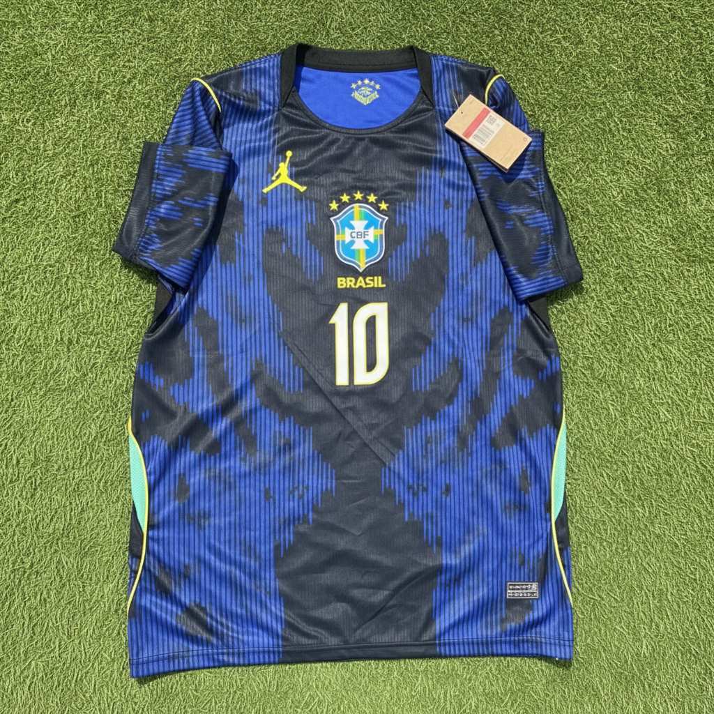 Tricou Brazilia Neymar Jr. #10 – Ediție Away 2025/26