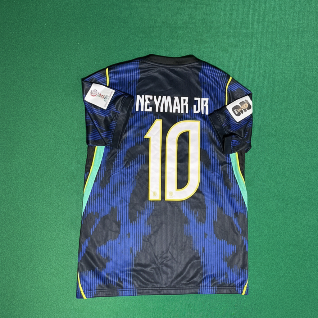 Tricou Brazilia Neymar Jr. #10 – Ediție Away 2025/26