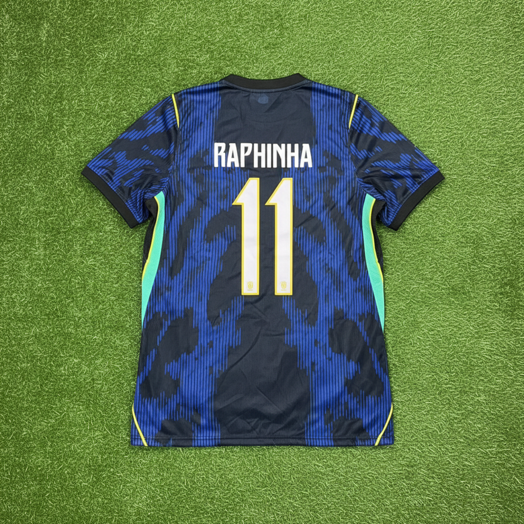 Tricou Brazilia Raphinha #11 – Ediție Away 2025/26