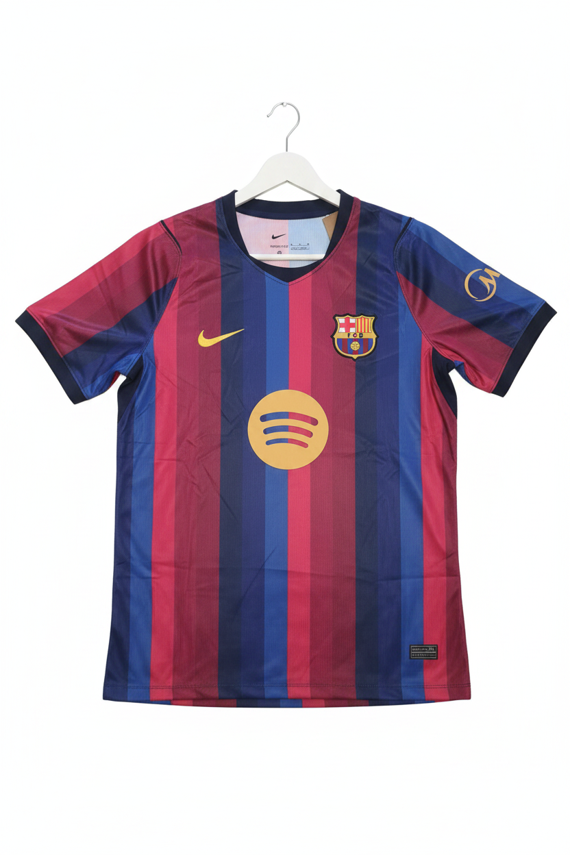 Tricou Barcelona pe cuier fundal alb